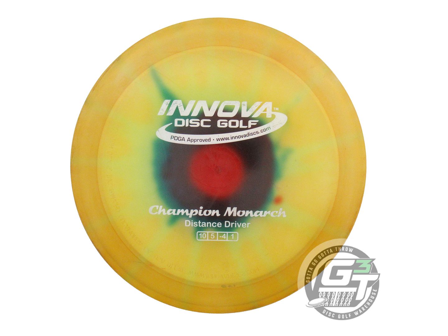 USED Innova I-DYE Champion Monarch 173g Marigold Burst Distance Driver Golf Disc