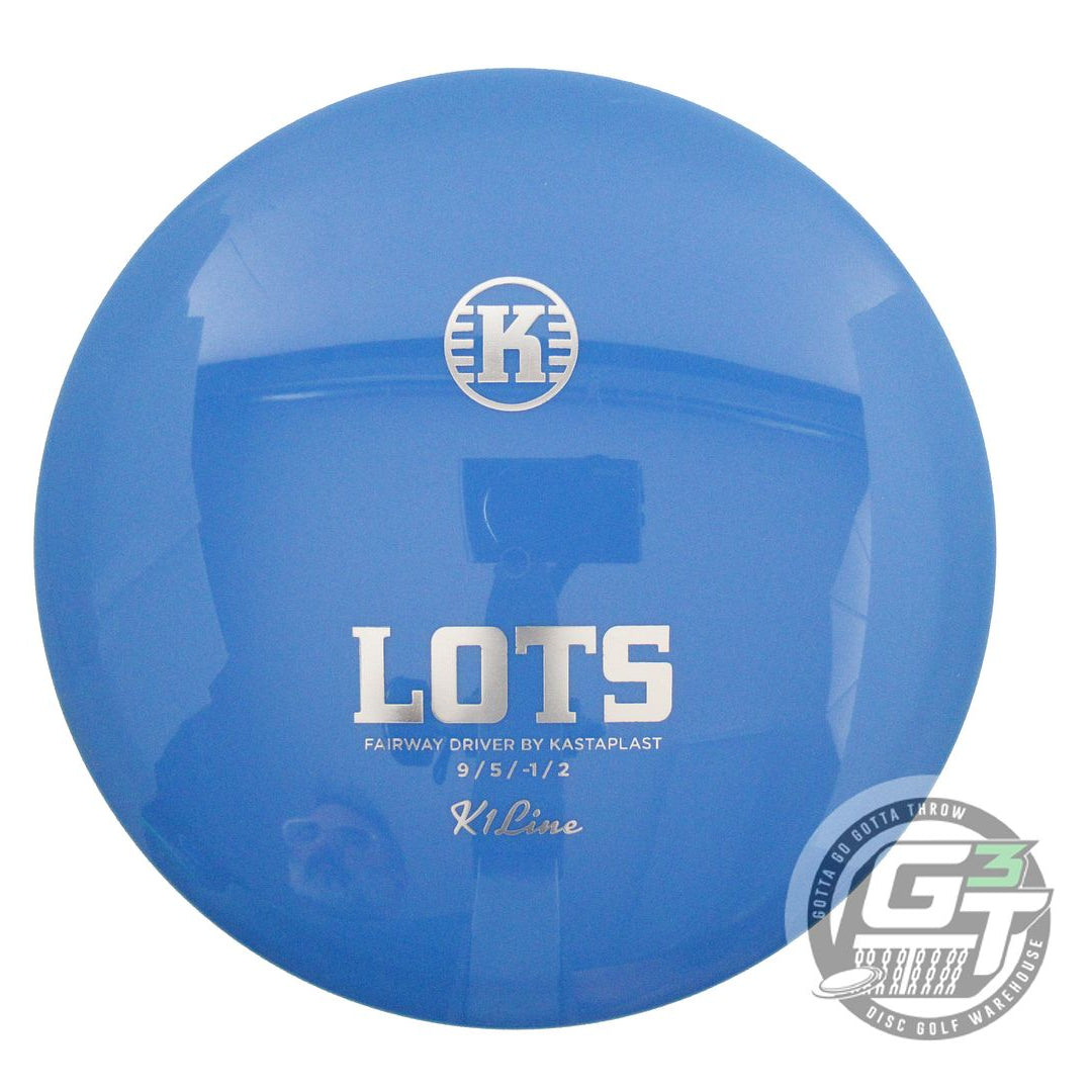 USED Kastaplast K1 Lots 173g Blue Silver Foil Fairway Driver Golf Disc