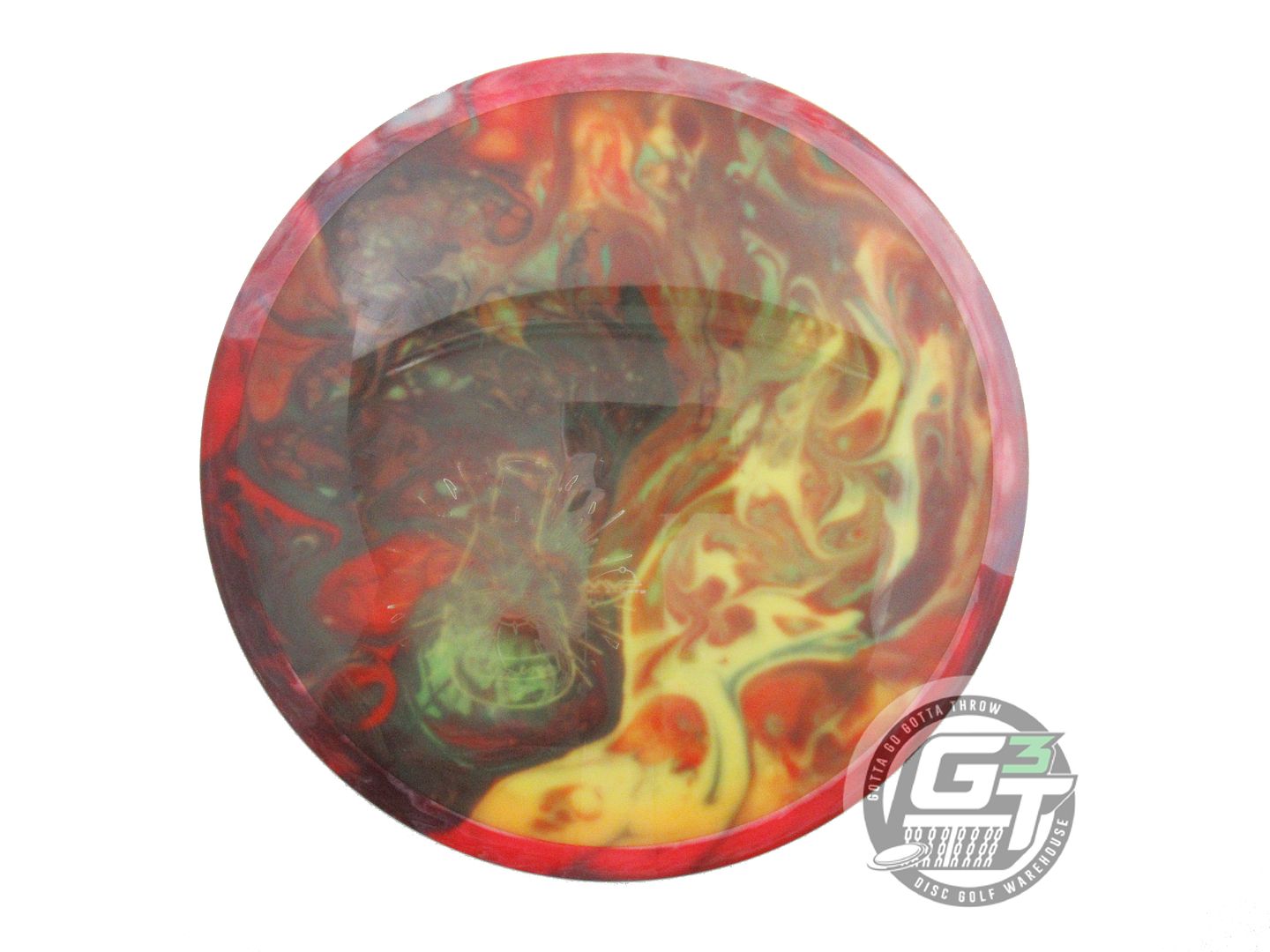 USED Axiom Discs X-OUT Neutron Time Lapse 172g HOME DYED Red Rim Driver Disc