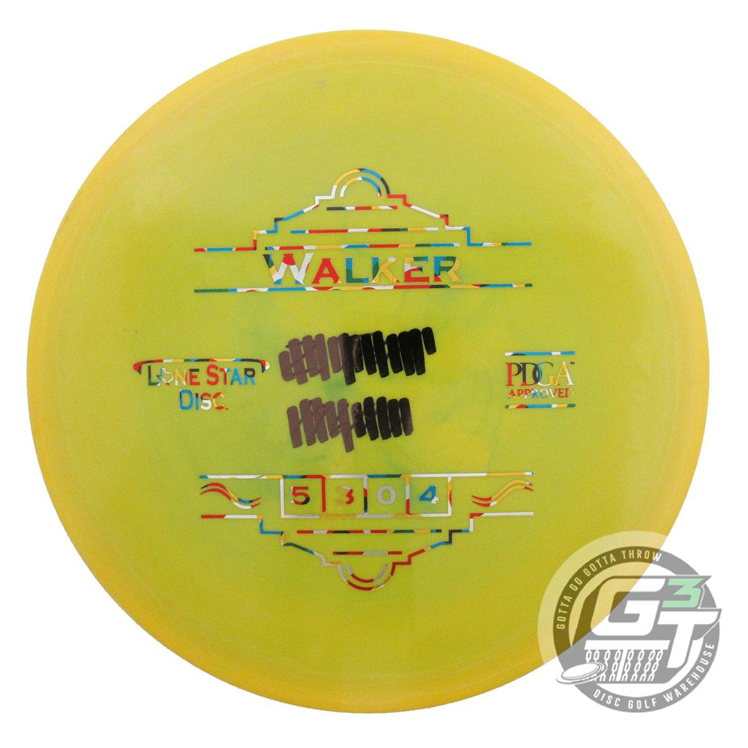 USED Lone Star Alpha Walker 174g Mustard Wonder Bread Midrange Golf Disc