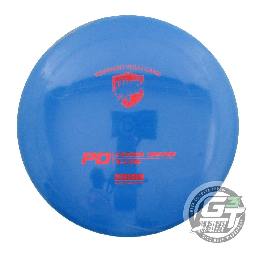USED DiscMania S-Line PD 176g Blue Red Foil Distance Driver Golf Disc
