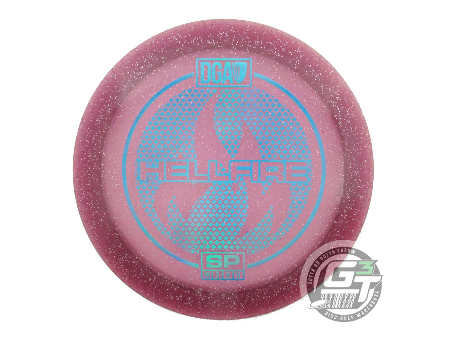 USED DGA SP Line Hellfire 173-174g Purple Blue Holo Foil Fairway Driver Disc