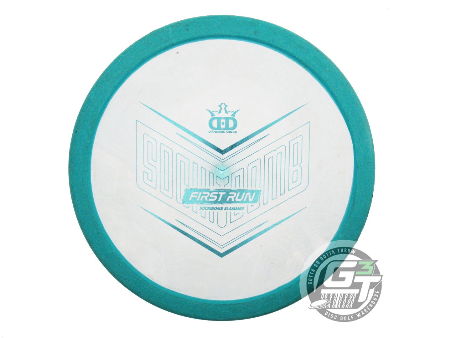USED Dynamic Discs FIRST RUN Classic Raptor Slammer 175g Green-White Putter Disc