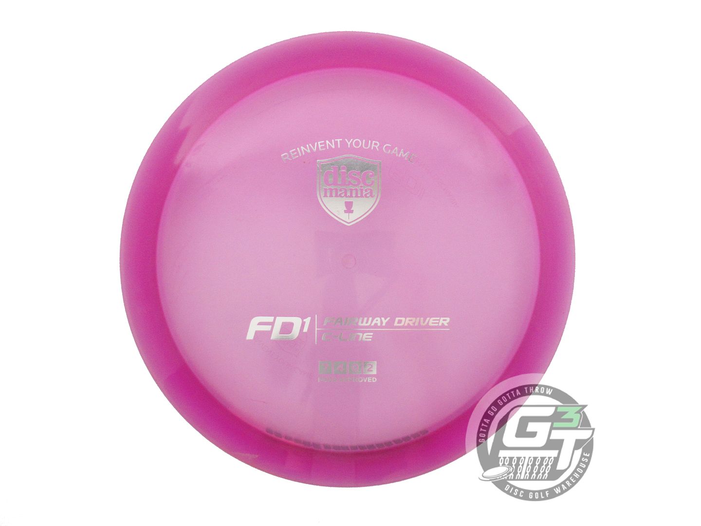 USED DiscMania C-Line FD1 174g Purple Silver Foil Fairway Driver Golf Disc