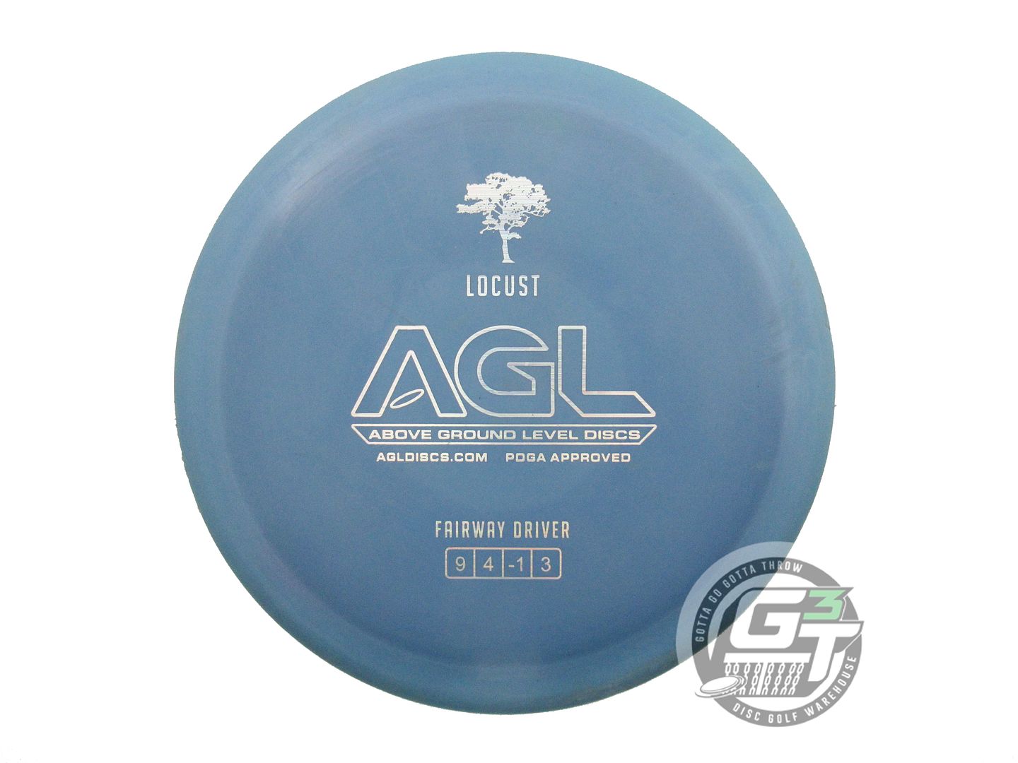 USED Above Ground Level Alpine Locust 170g Blue Fairway Driver Golf Disc