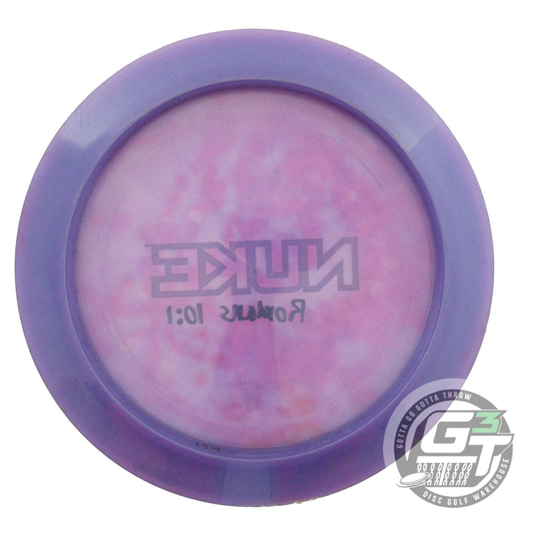 USED Discraft Z Nuke 174g Purple Magenta Foil Distance Driver Golf Disc