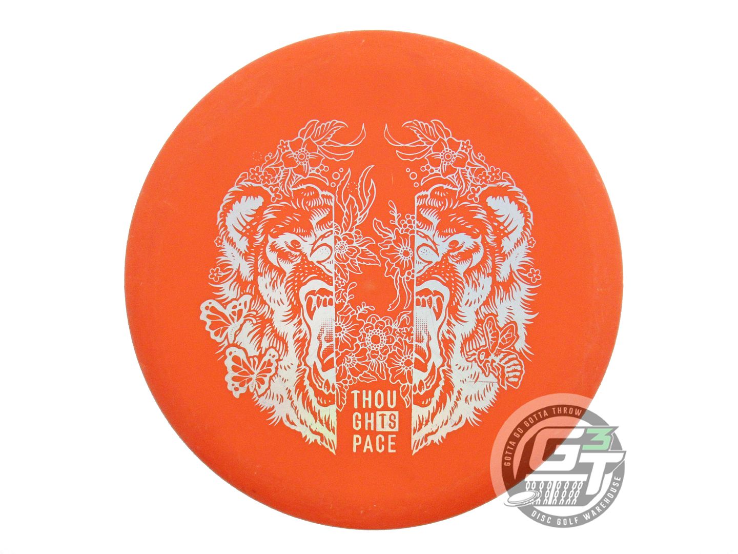 USED Thought Space Nerve Muse 173g Orange Silver Holo Foil Putter Golf Disc