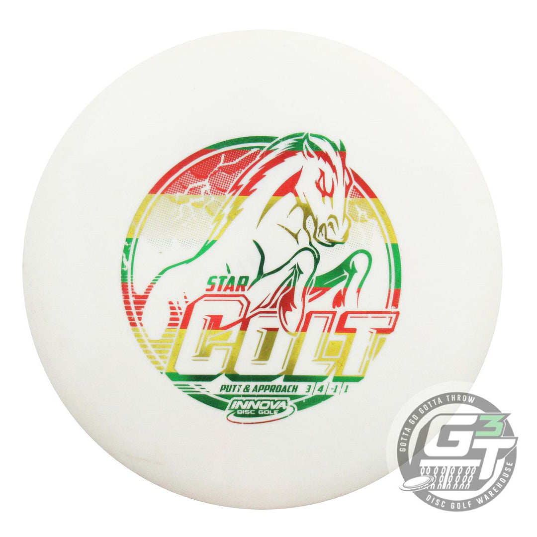 USED Innova Star Colt 171g White Rasta Foil Putter Golf Disc
