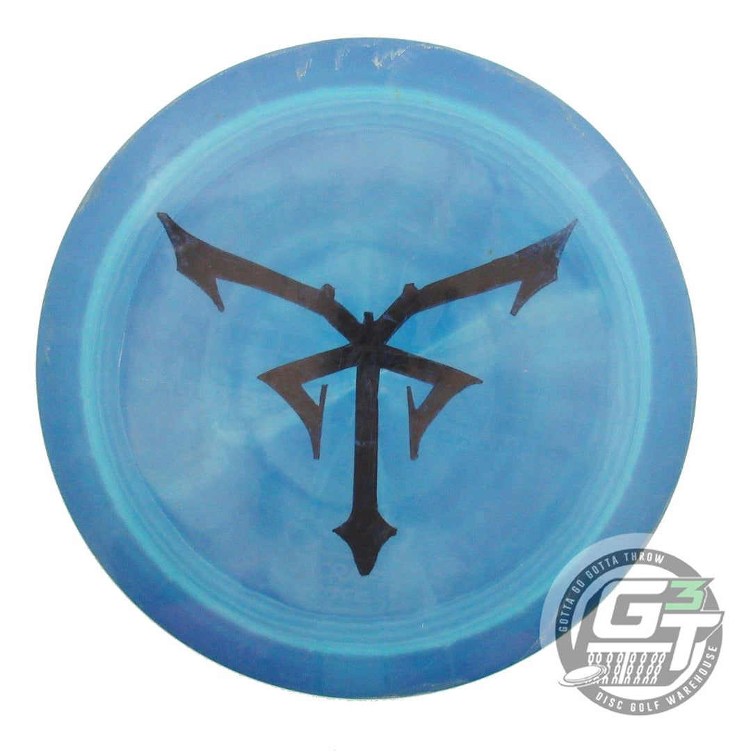 USED Discraft 6X McBEAST ESP Force 171g Blue-Teal Wiped Stamp Driver Golf Disc
