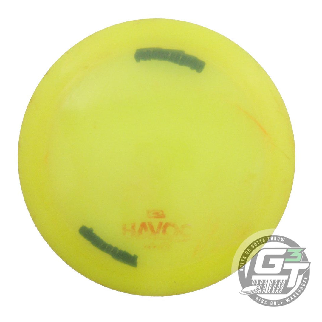USED Latitude 64 Opto-X Havoc 176g Yellow Red Foil Distance Driver Golf Disc