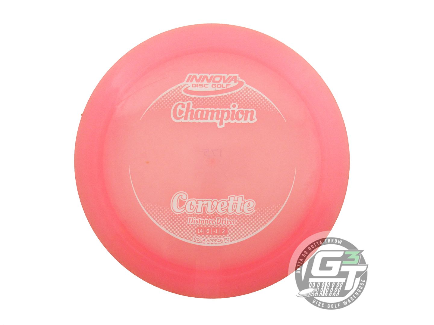 USED Innova Champion Corvette 175g Pink White Stamp Distance Driver Golf Disc