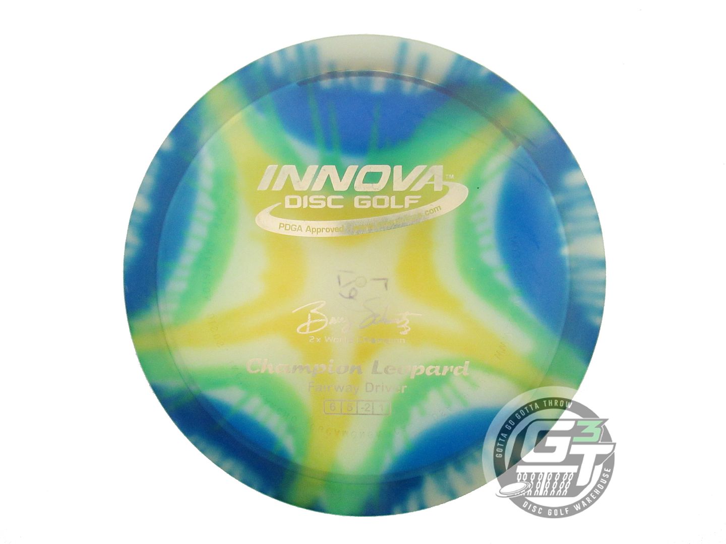 USED Innova I-DYE Champion Leopard 172g Star Burst Fairway Driver Golf Disc