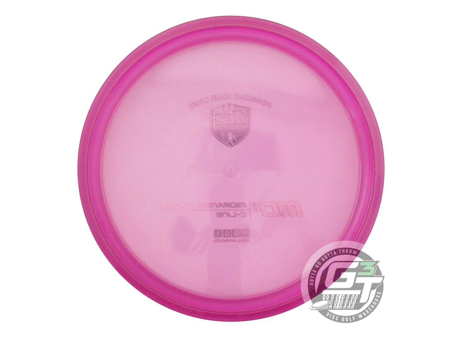 USED DiscMania C-Line MD3 177g Magenta Gold Foil Midrange Golf Disc