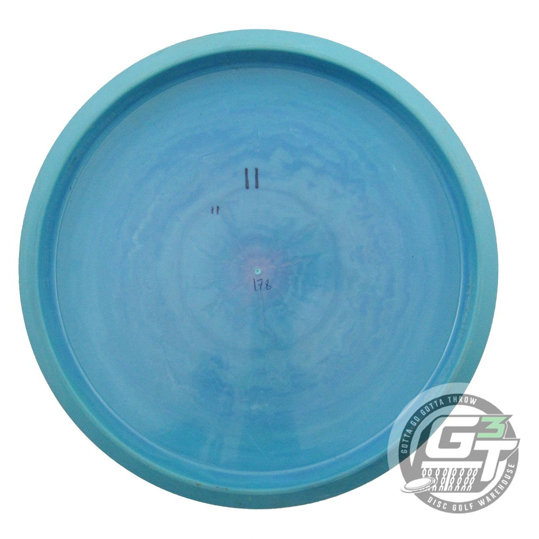 USED Discraft ESP Buzzz SS 178g Blue Silver Weave Stamp Midrange Golf Disc