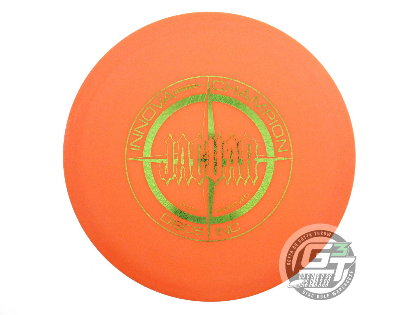 USED Innova DX Jaguar 188g Orange Green Foil OOP Fairway Driver Golf Disc