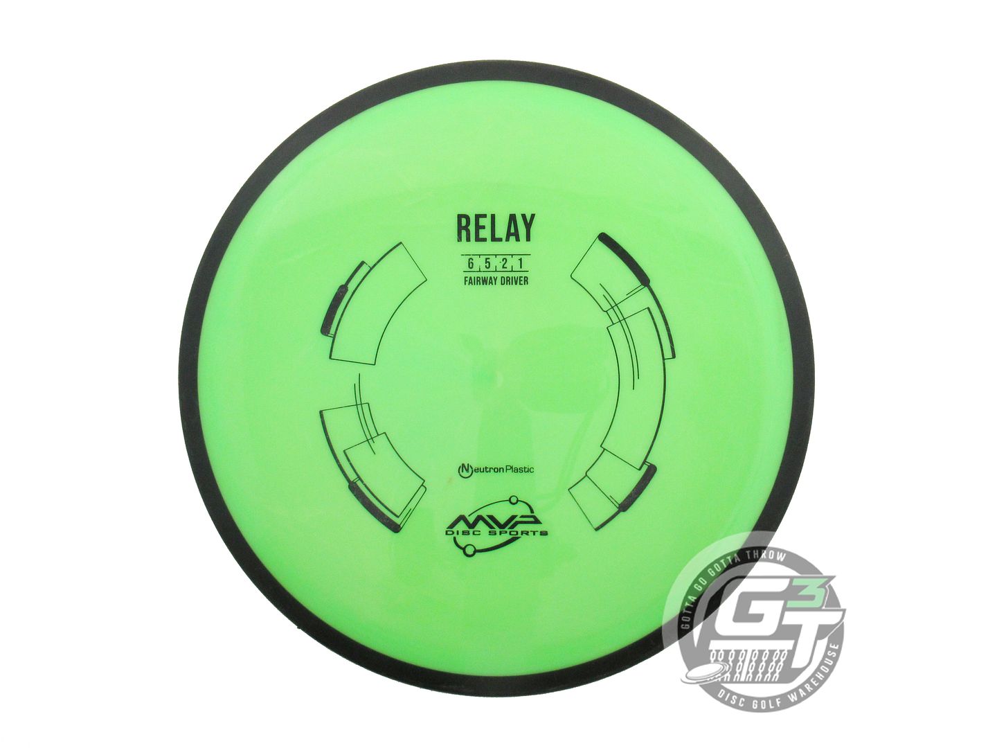 USED MVP Disc Sports Neutron Relay 165g Lime Fairway Driver Golf Disc