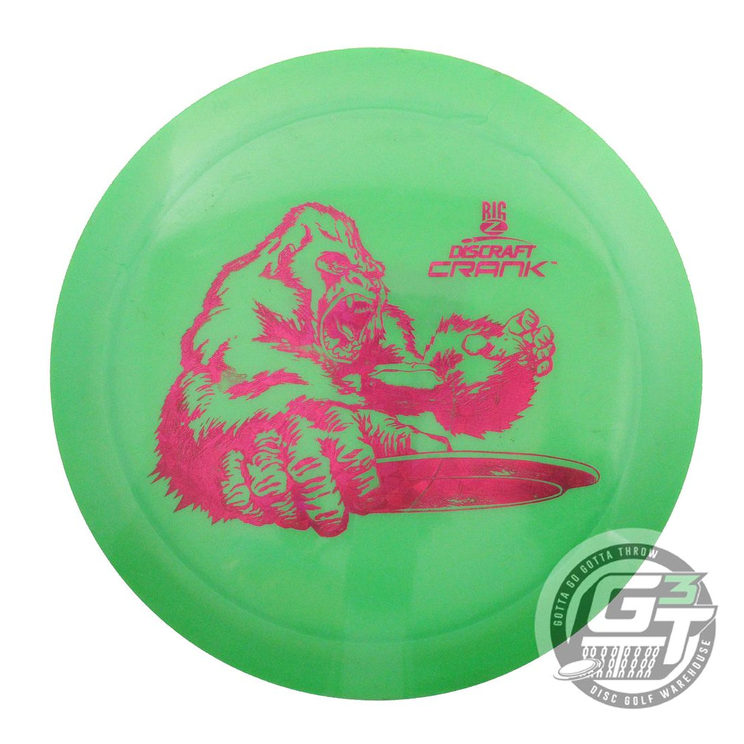 USED Discraft Big Z Crank 175g Green Magenta Shatter Distance Driver Golf Disc