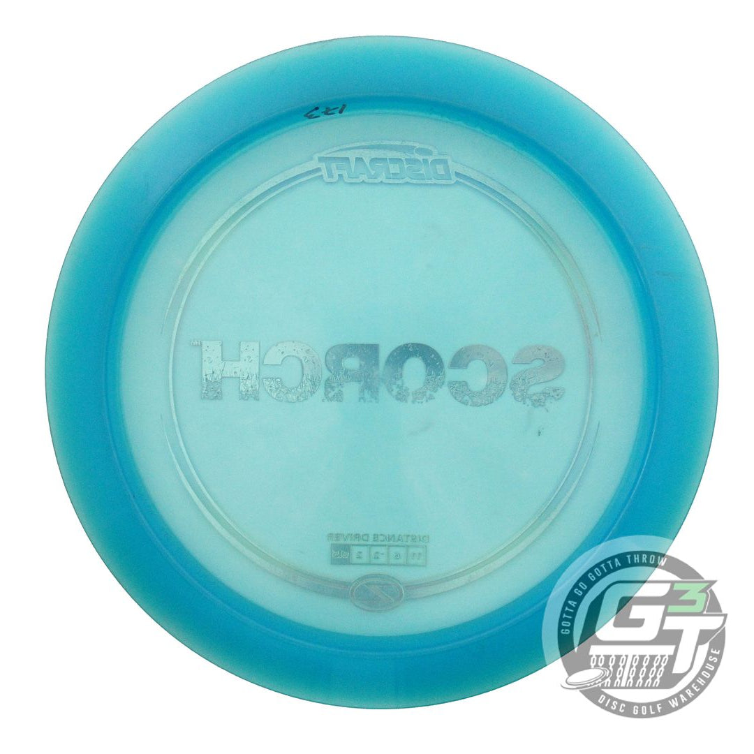 USED Discraft Z Scorch 172g Teal Rainbow Foil Distance Driver Golf Disc