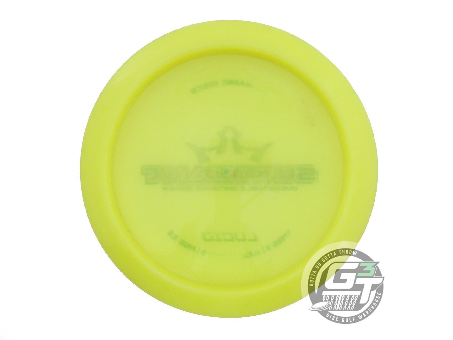 USED Dynamic Discs Lucid Sergeant 171g Yellow Green Foil Driver Golf Disc