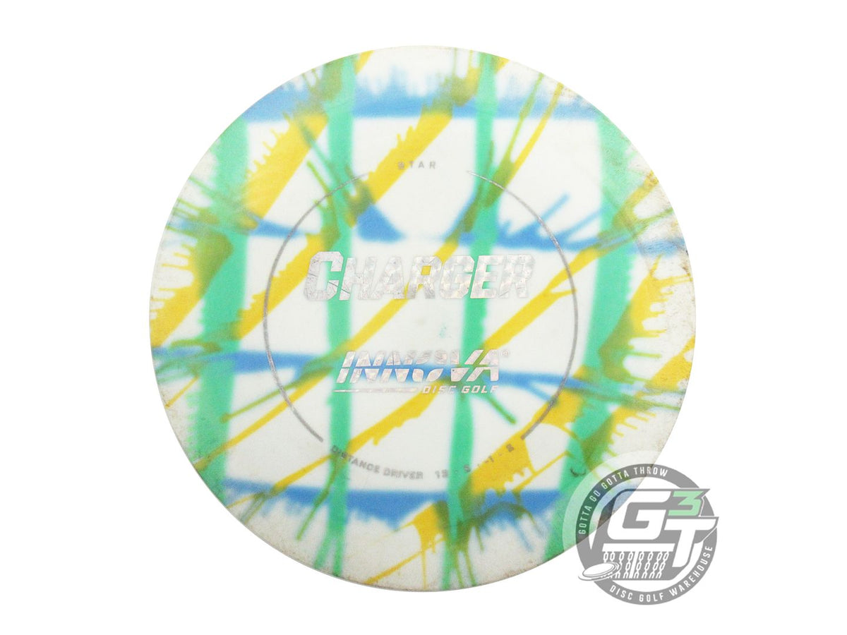 USED Innova I-DYE Star Charger 168g Plaid Distance Driver Golf Disc