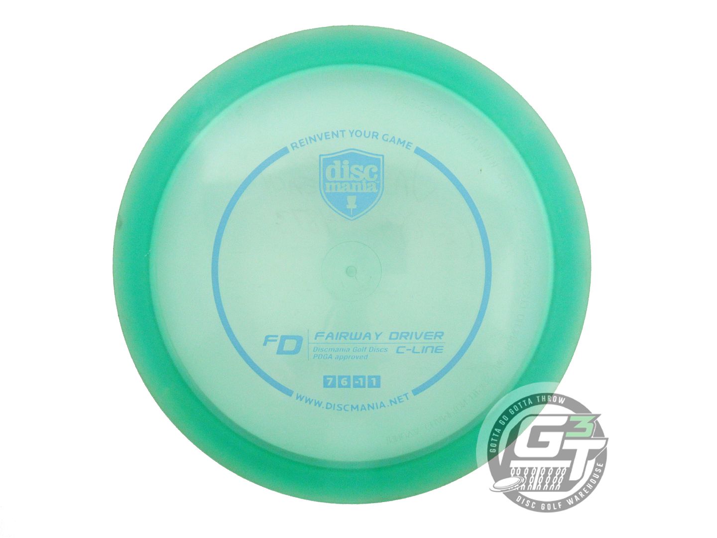 USED DiscMania C-Line FD 176g Green Sky Blue Stamp Fairway Driver Golf Disc