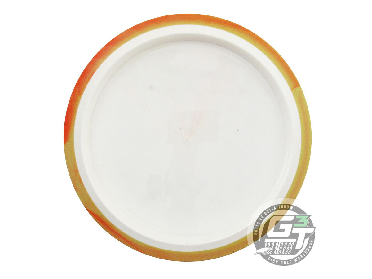 USED Axiom Discs Neutron Virus 173g White Marigold Rim Distance Driver Golf Disc