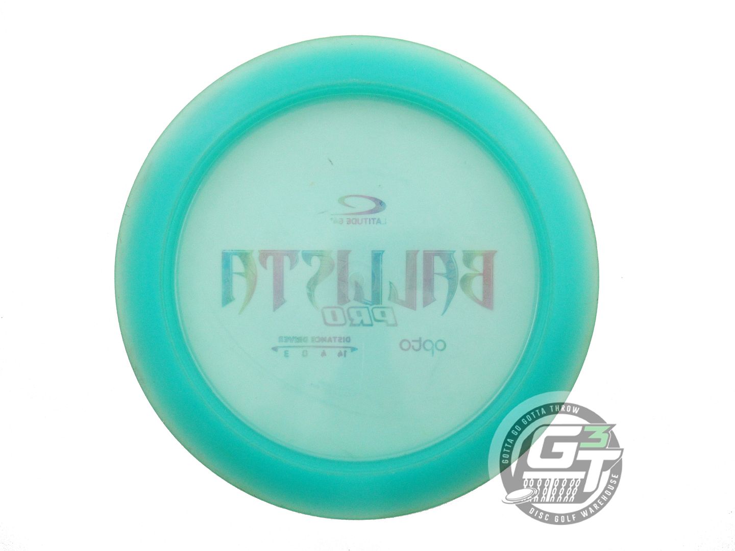 USED Latitude 64 Opto Ballista Pro 171g Seafoam Rainbow Foil Driver Disc