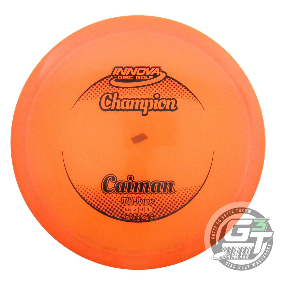 USED Innova Champion Caiman 170g Orange Black Stamp Midrange Golf Disc
