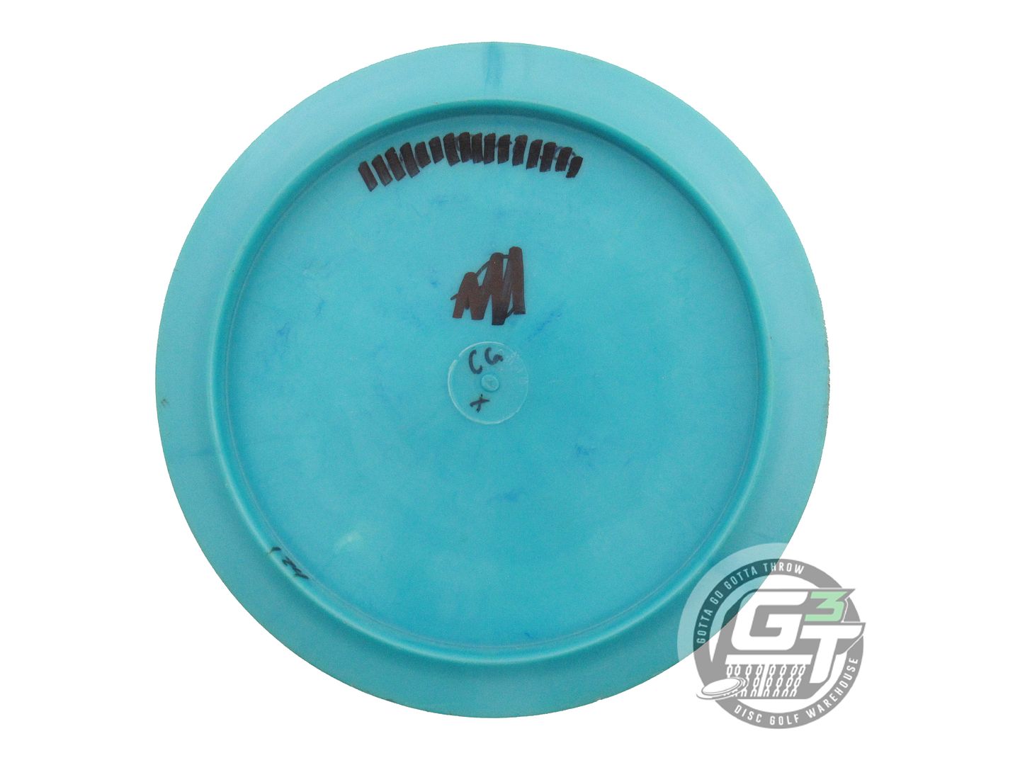 USED Above Ground Level X-OUT Alpine Cedar 174g Teal Distance Driver Golf Disc