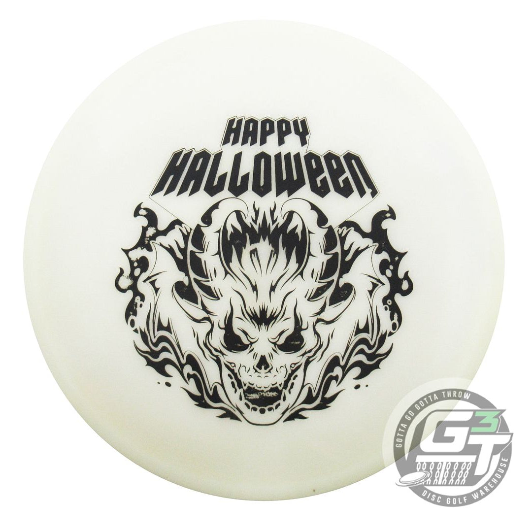 USED Legacy Discs HAPPY HALLOWEEN Glow Gauge 180g Black Stamp Midrange Golf Disc
