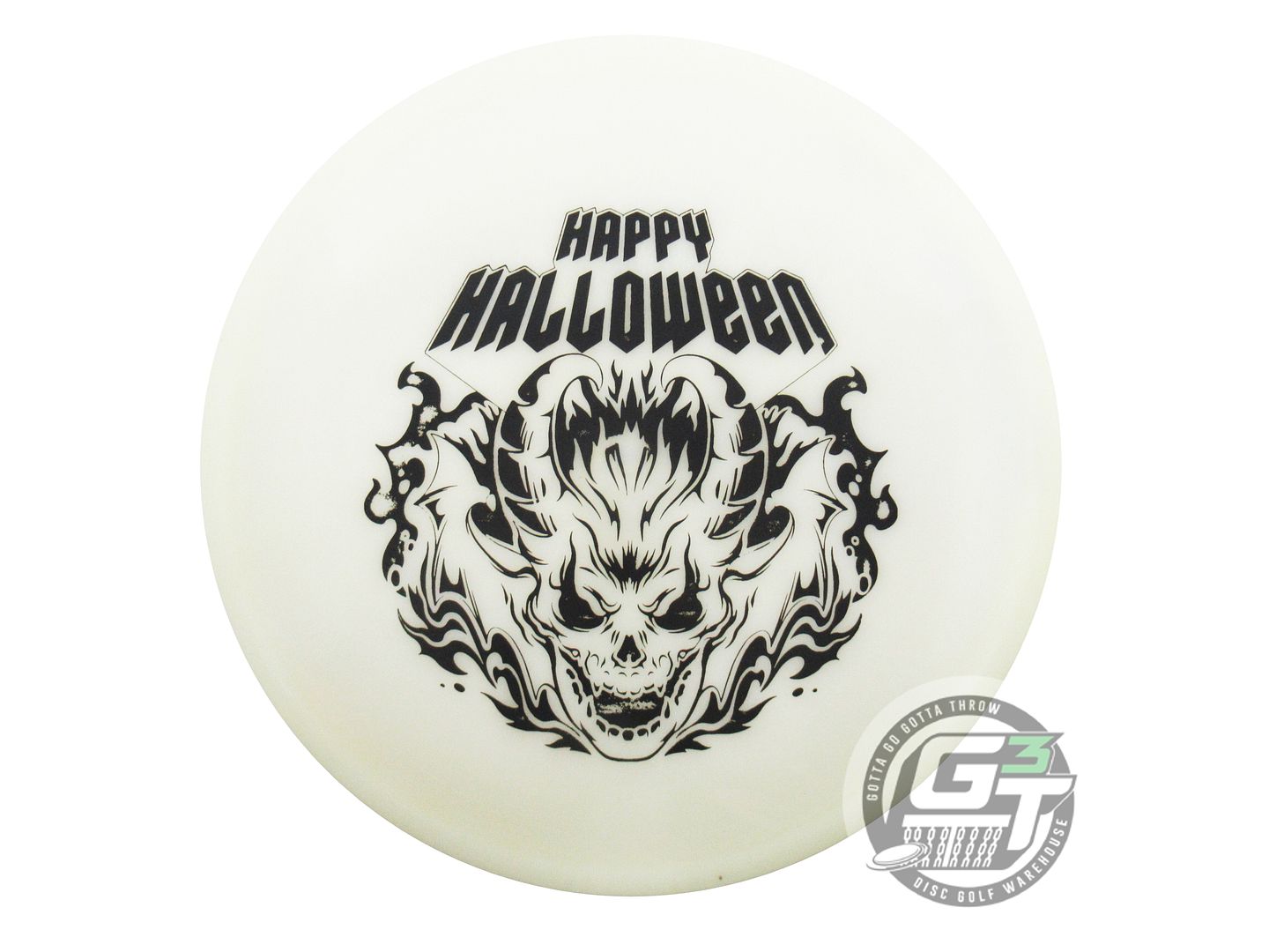USED Legacy Discs HAPPY HALLOWEEN Glow Gauge 180g Black Stamp Midrange Golf Disc