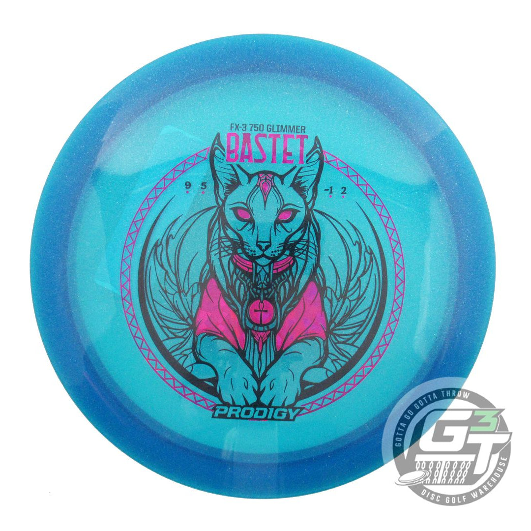 Prodigy Limited Edition Bastet Stamp Glimmer 750 Series FX3 Fairway Driver Golf Disc (Individually Listed)