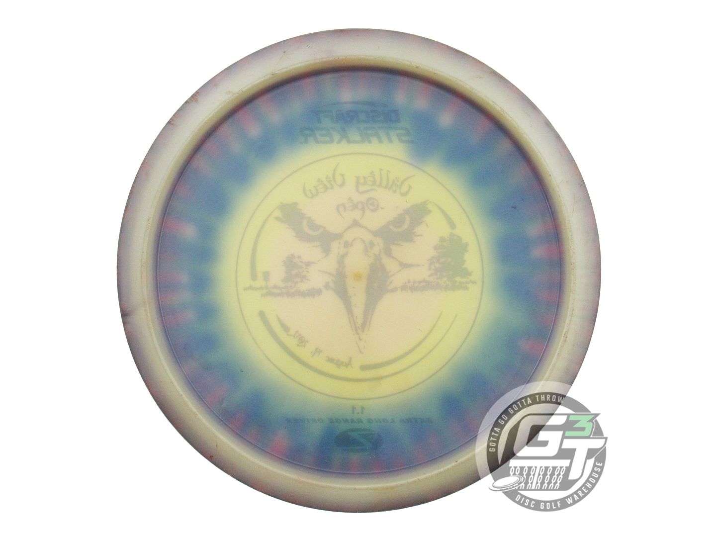 USED Discraft FlyDye Z Stalker 175g Purple Burst Fairway Driver Golf Disc