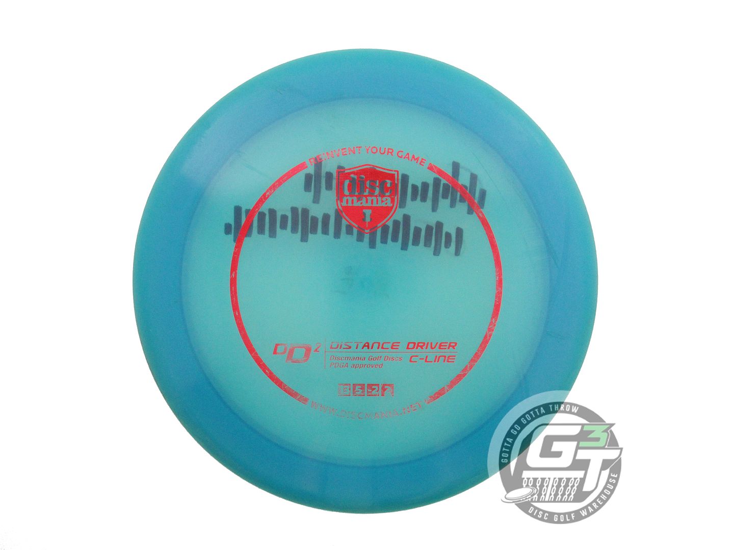 USED DiscMania C-Line DD2 175g Teal Red Foil Distance Driver Golf Disc