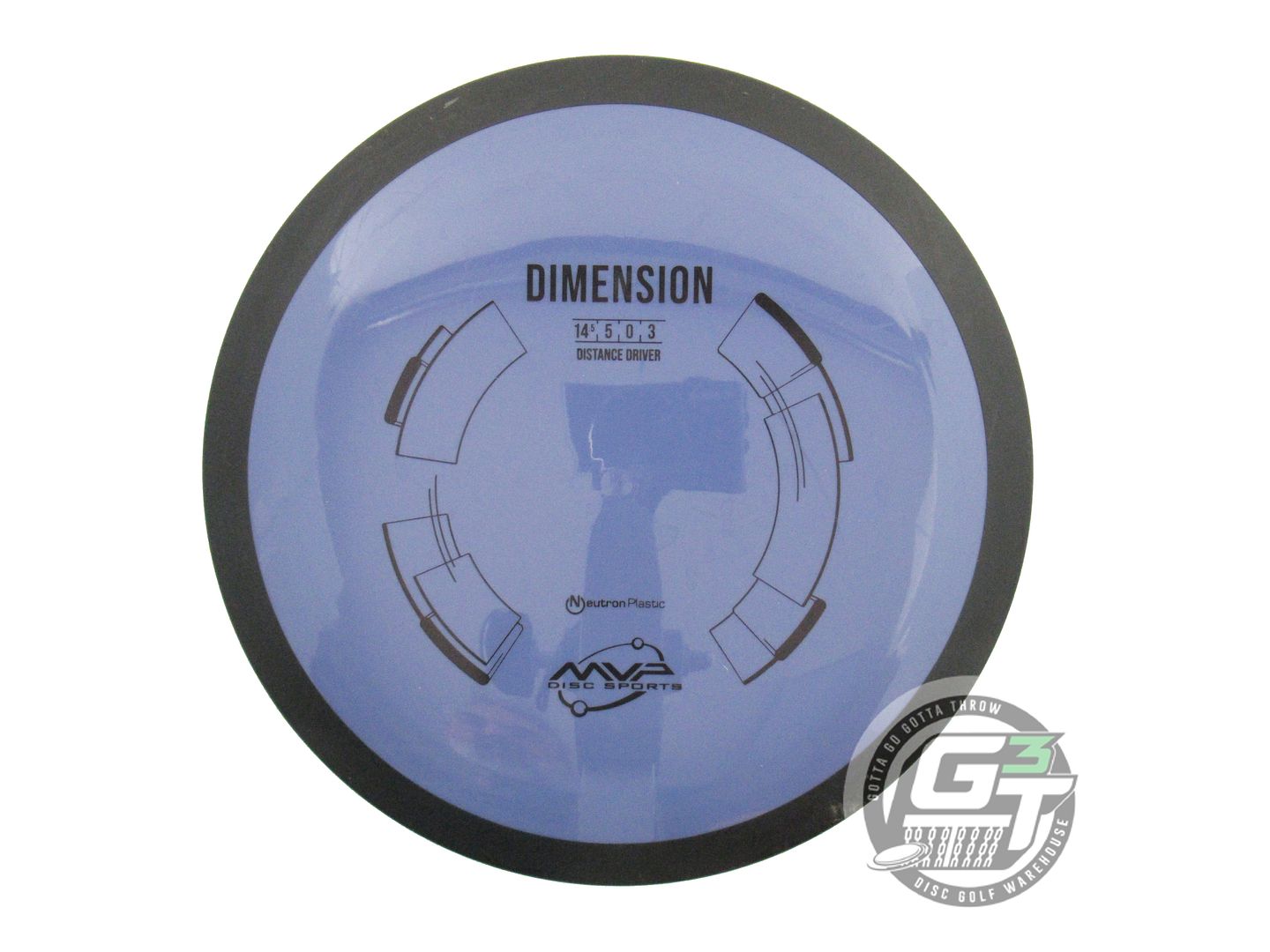 USED MVP Disc Sports Neutron Dimension 172g Blue Distance Driver Golf Disc