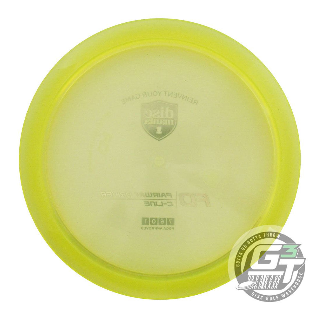 NOS DiscMania C-Line FD 171g Yellow Silver Foil Fairway Driver Golf Disc