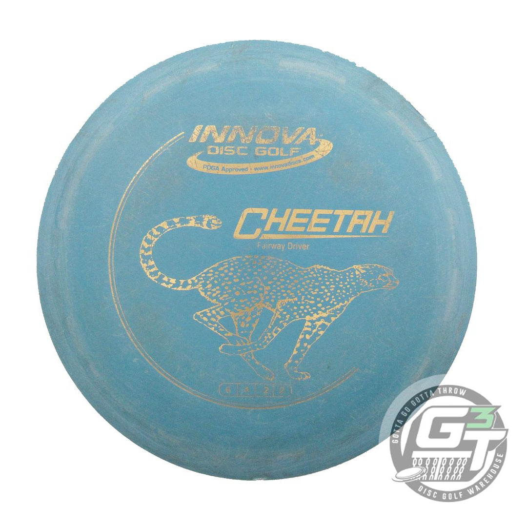 USED Innova DX Cheetah 168g Blue Gold Foil Fairway Driver Golf Disc