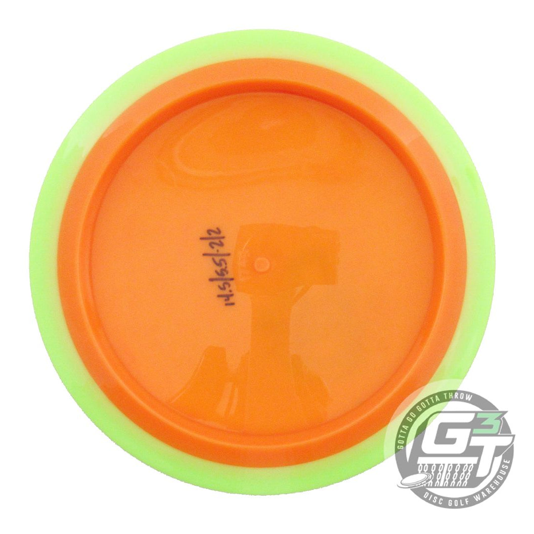 USED Axiom Discs X-OUT Neutron Excite 174g Orange Lime Rim Distance Driver Disc