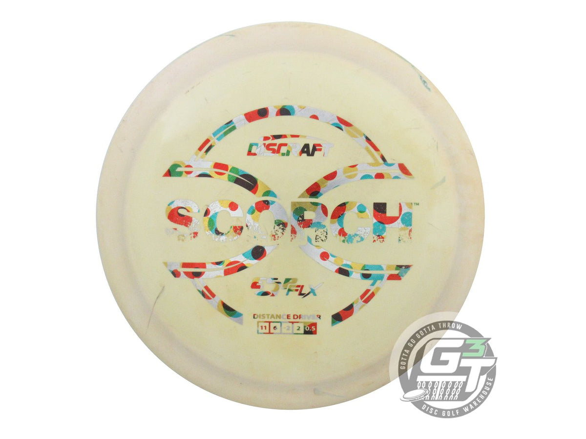USED Discraft ESP FLX Scorch 174g Yellow Wonder Bread Foil Distance Driver Disc