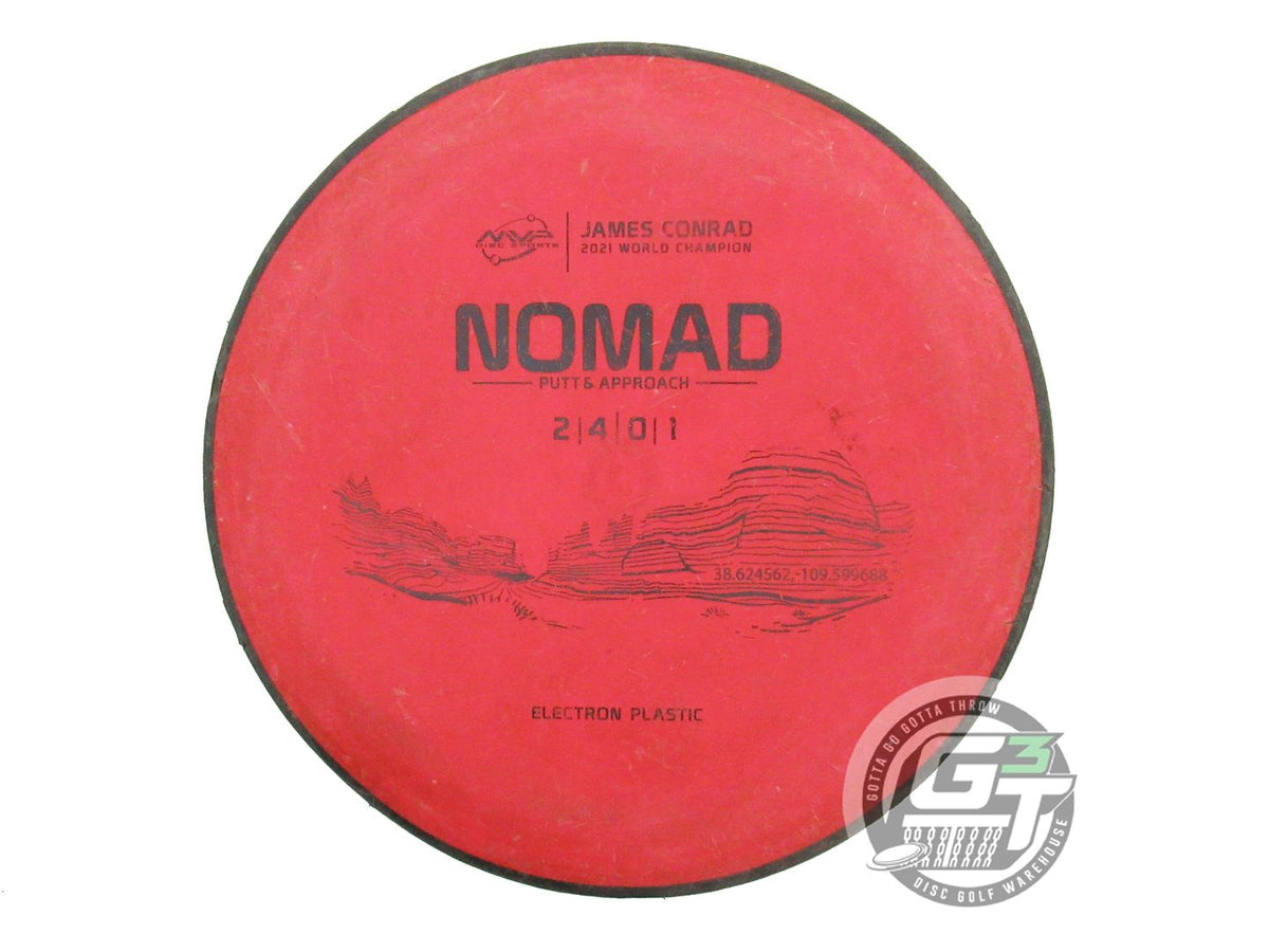 USED MVP Disc Sports Electron Nomad 175g Red Putter Golf Disc