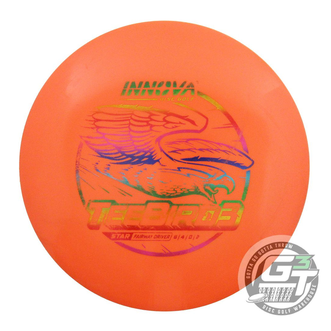 USED Innova Star Teebird3 171g Orange Rainbow Foil Fairway Driver Golf Disc