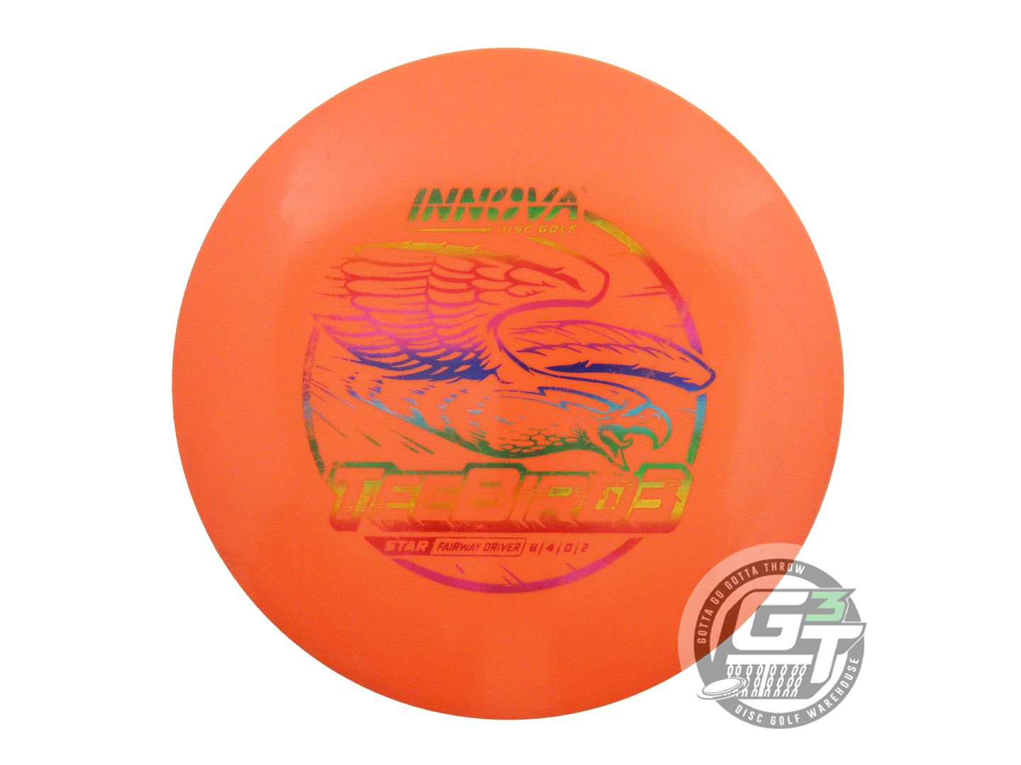 USED Innova Star Teebird3 171g Orange Rainbow Foil Fairway Driver Golf Disc