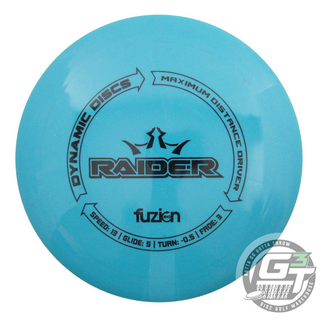 USED Dynamic Discs BioFuzion Raider 176g Teal Black Stamp A Driver Golf Disc