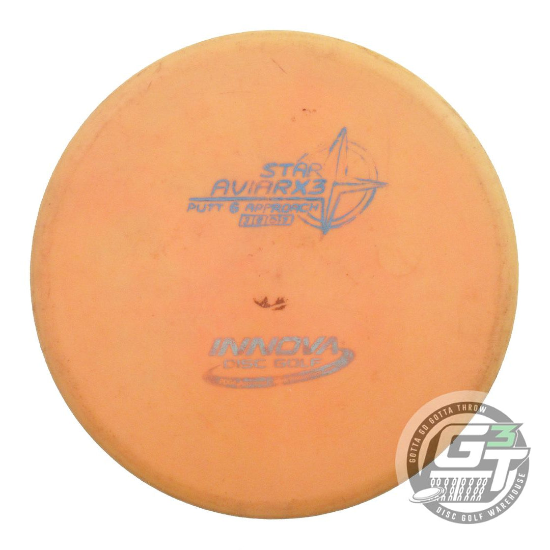 USED Innova Star AviarX3 169g Orange Blue Foil Putter Golf Disc