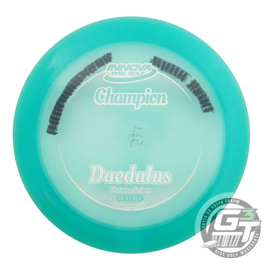 USED Innova Champion Daedalus 175g Seafoam White Stamp Distance Driver Golf Disc