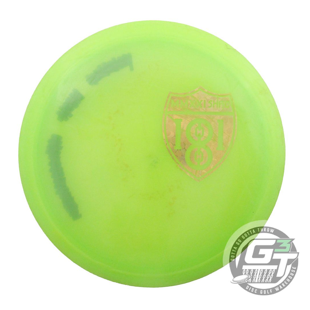 USED Discraft Z Undertaker 172g Lime Gold Flower Foil Distance Driver Golf Disc