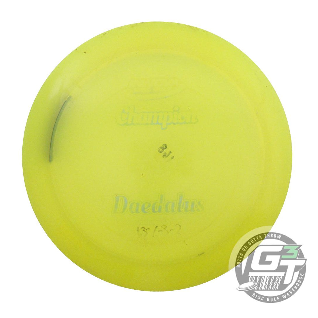 USED Innova Champion Daedalus 168g Yellow Wiped Stamp Distance Driver Golf Disc