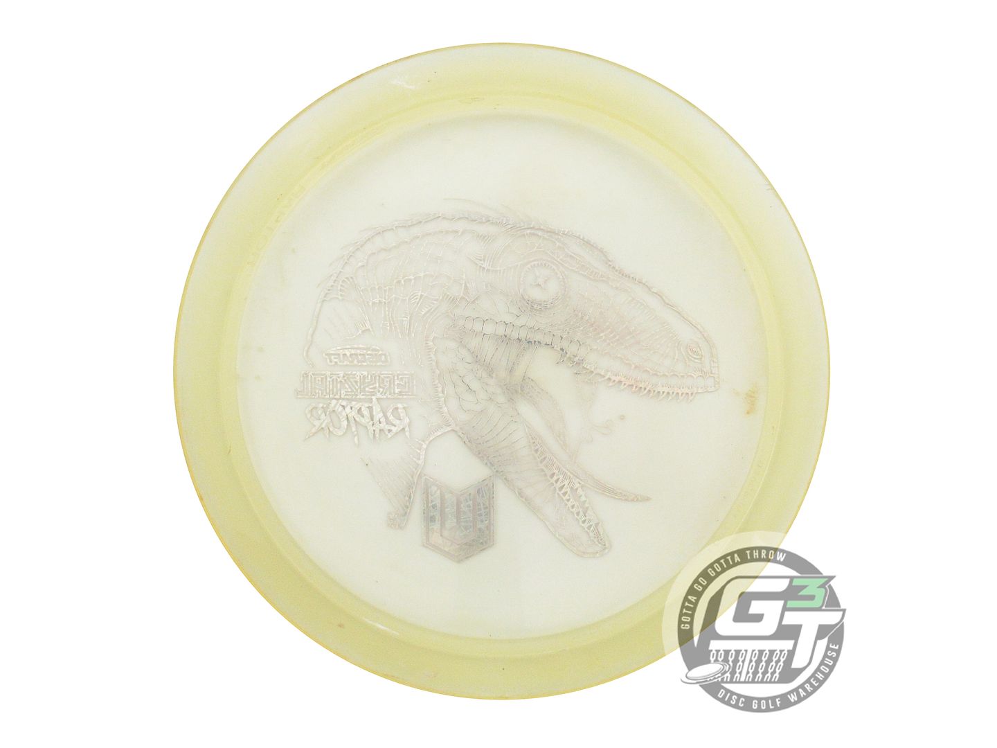 USED Discraft CryZtal Raptor 174g Clear Lilac Foil Distance Driver Golf Disc