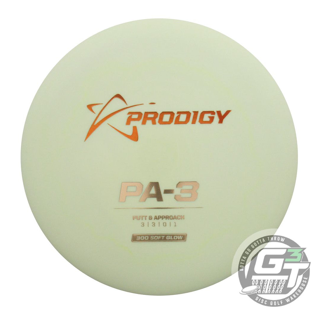 Prodigy 300 Soft Glow Series PA3 Putter Golf Disc (Individually Listed)