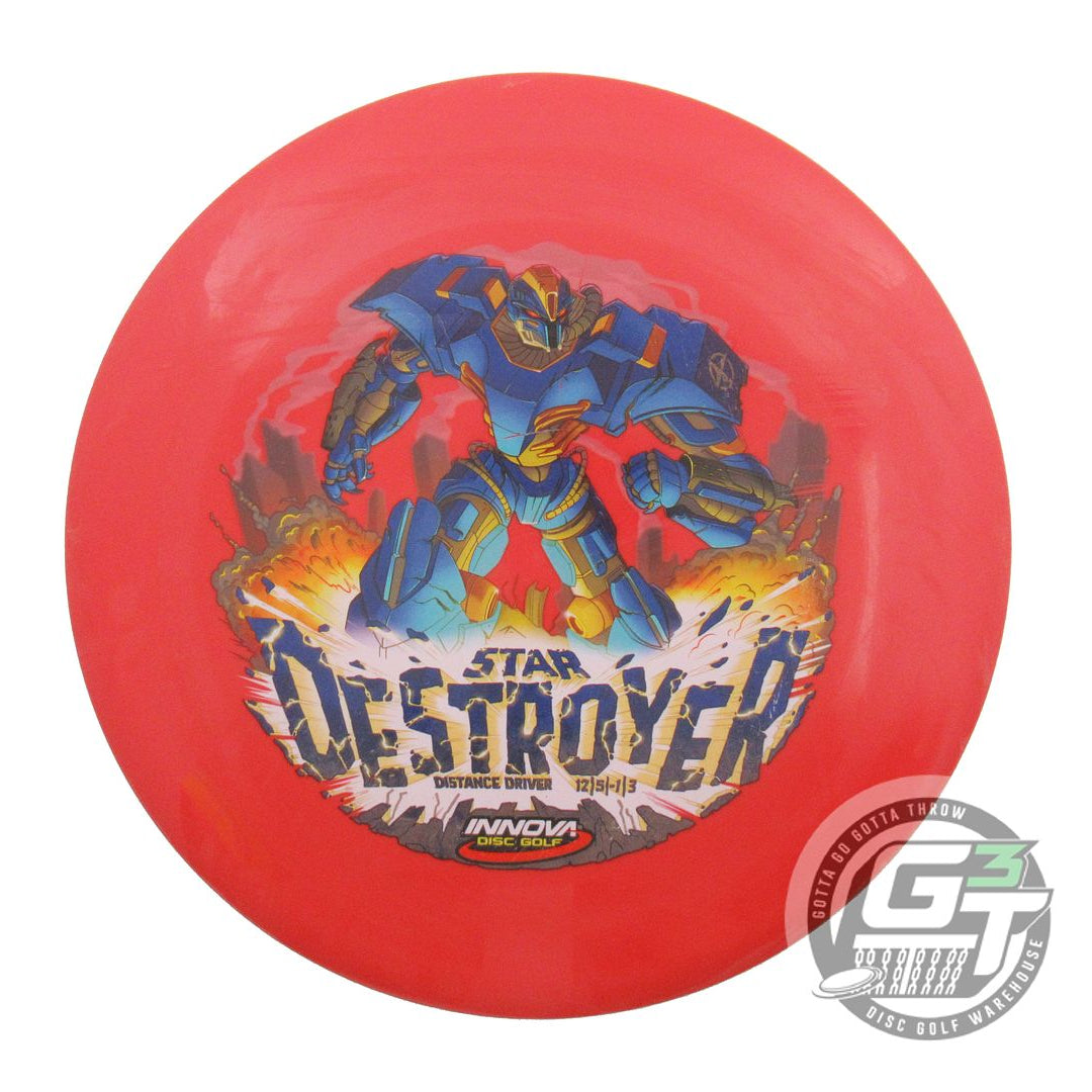USED Innova INNfuse Star Destroyer 175g Red FullColor Driver Golf Disc